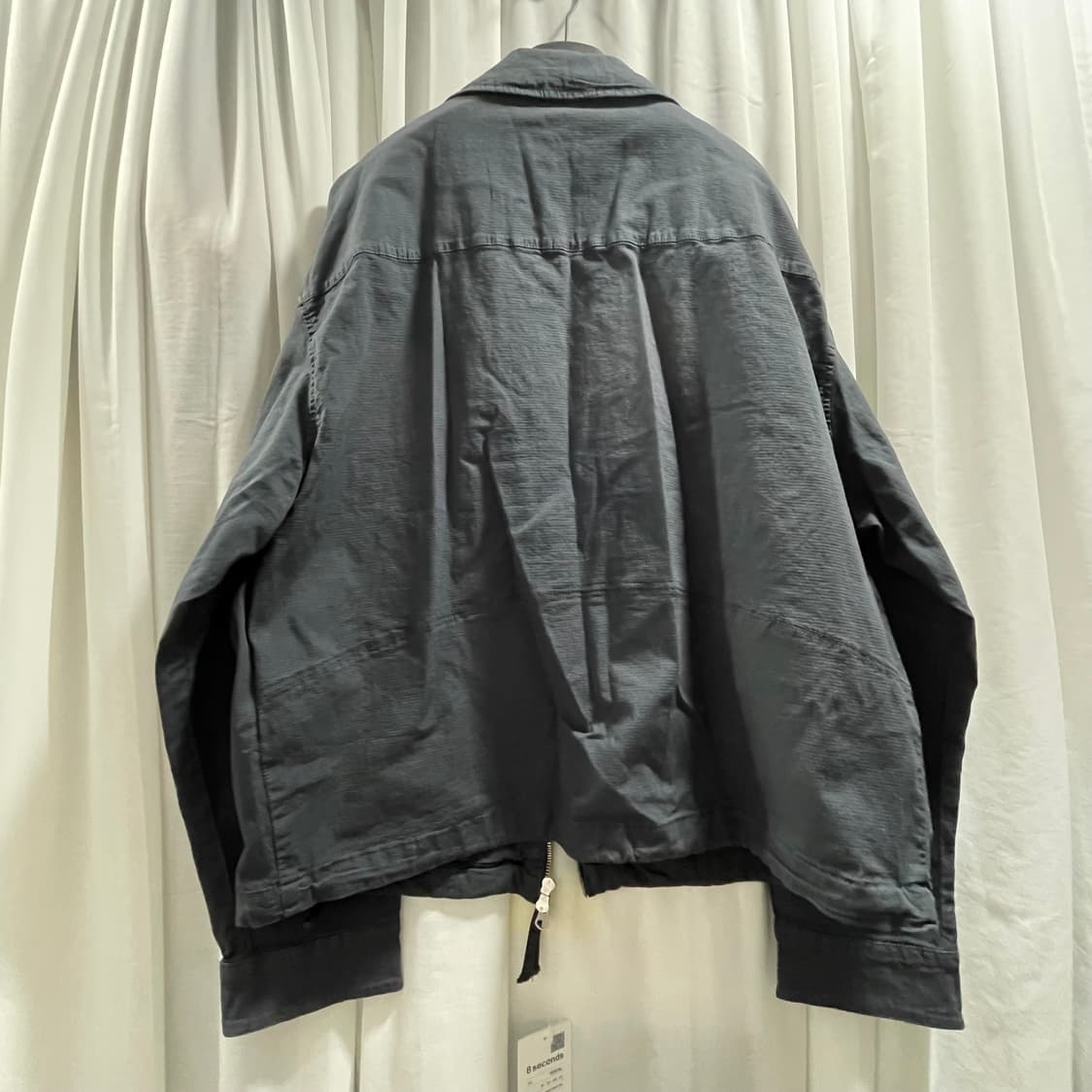 에잇세컨즈/ 가먼트다잉 투웨이 집업 자켓/ XL 상품이미지2