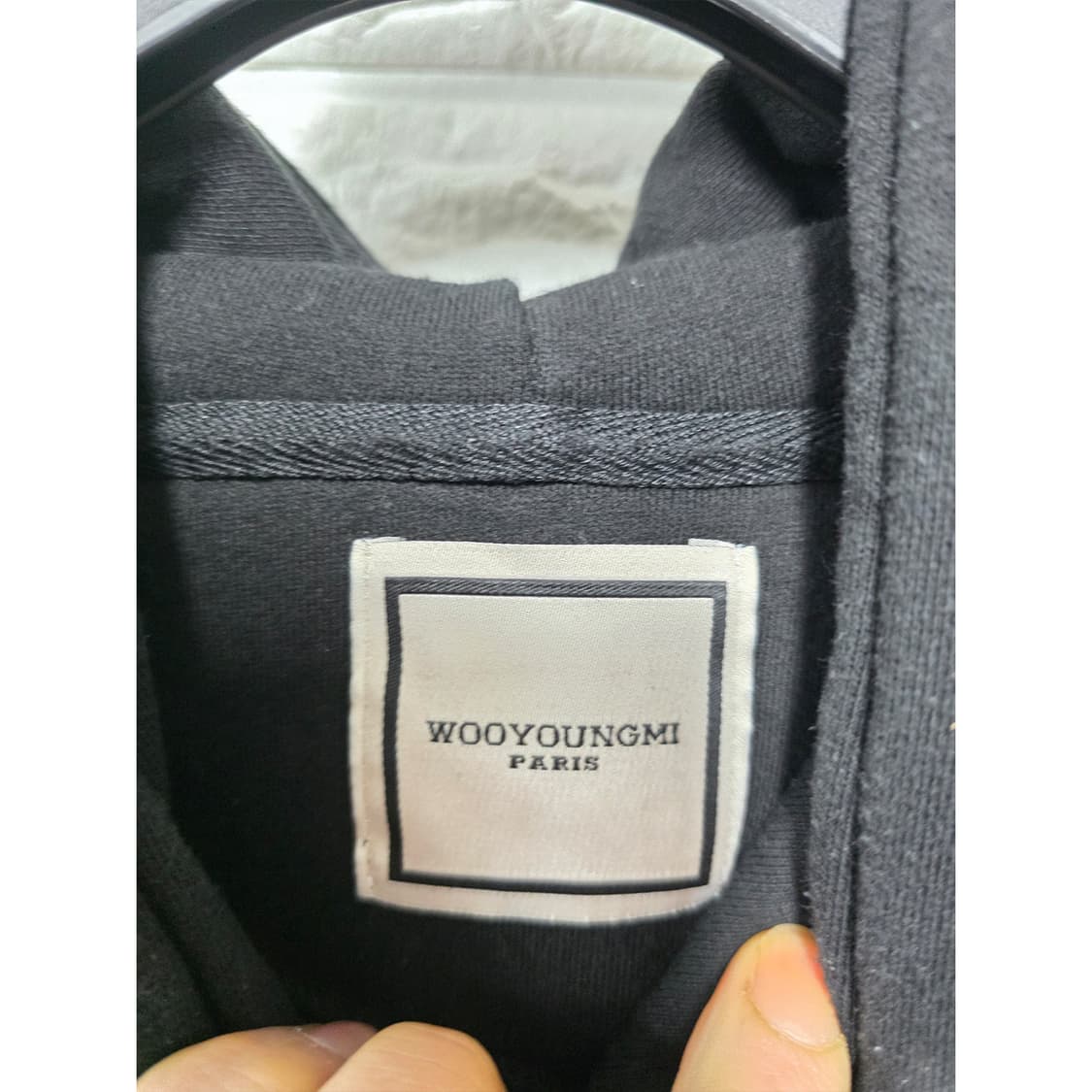 택포// 우영미 블랙 프레임 후드티 XL 상품이미지2