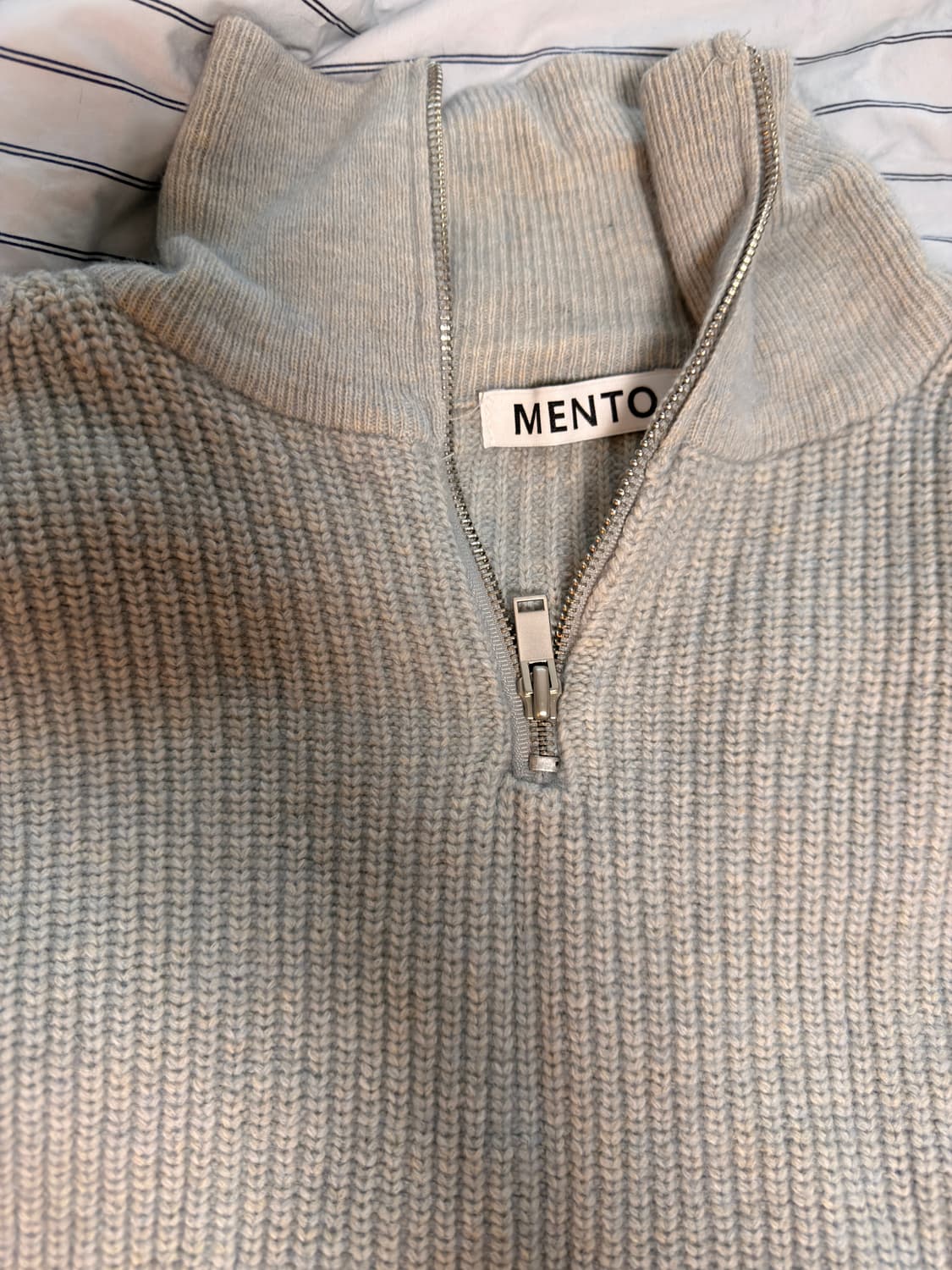 Mento 니트집업 상품이미지1