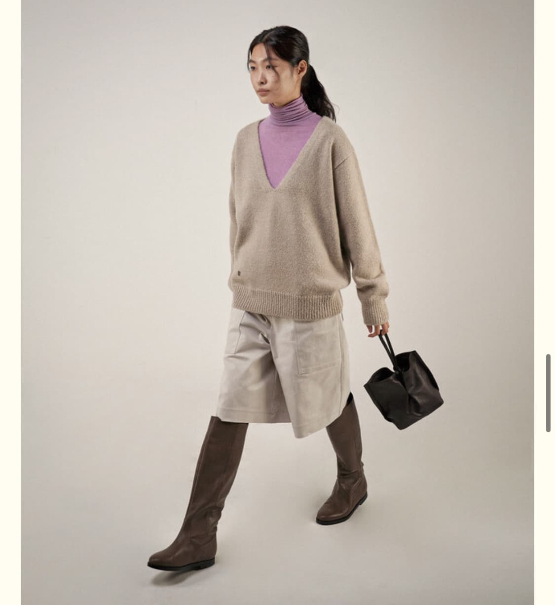 아우로 ouro 소가죽 카우걸 롱부츠 235 상품이미지8