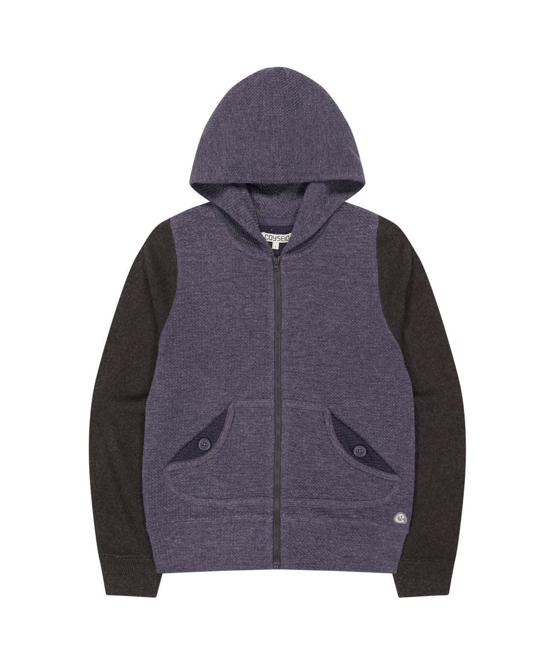 코이세이오 버튼 포켓 후드집업 상품이미지1