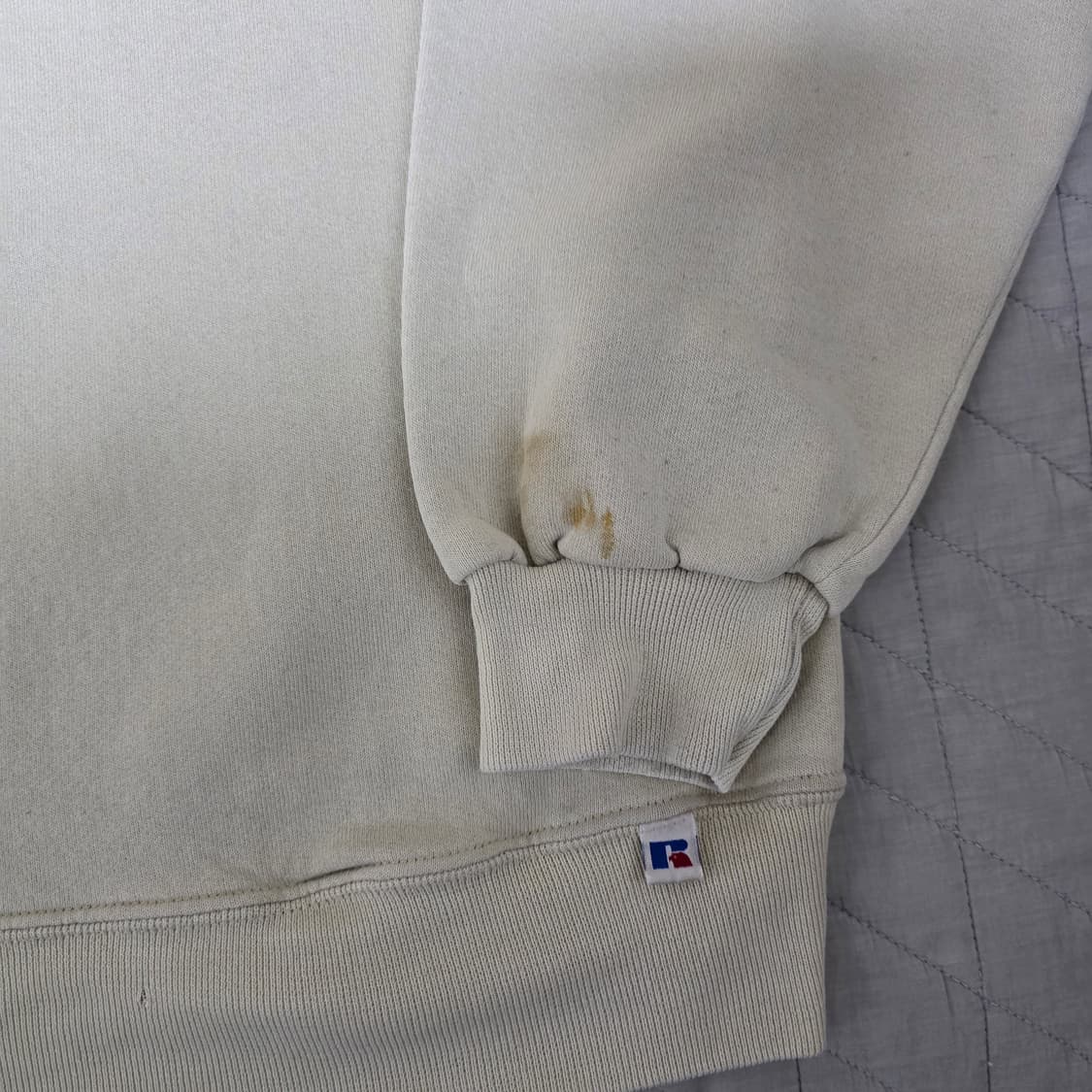 [L] 90s 빈티지 러셀 크림 탄 맨투맨 스웻 FIT LIKE XL 상품이미지3