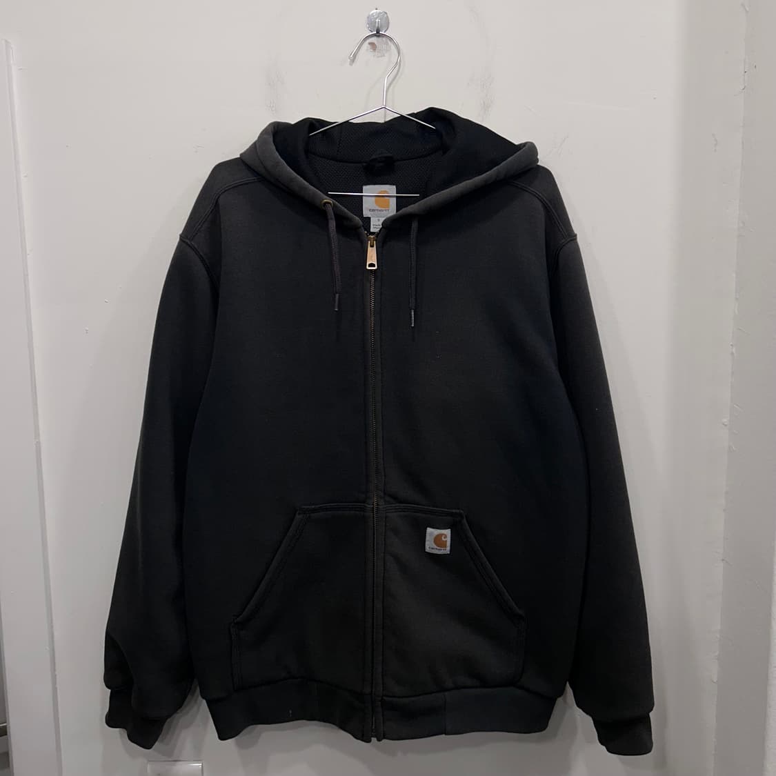 칼하트 레인디펜더 헤비코튼 워크웨어 후드 집업 상품이미지2