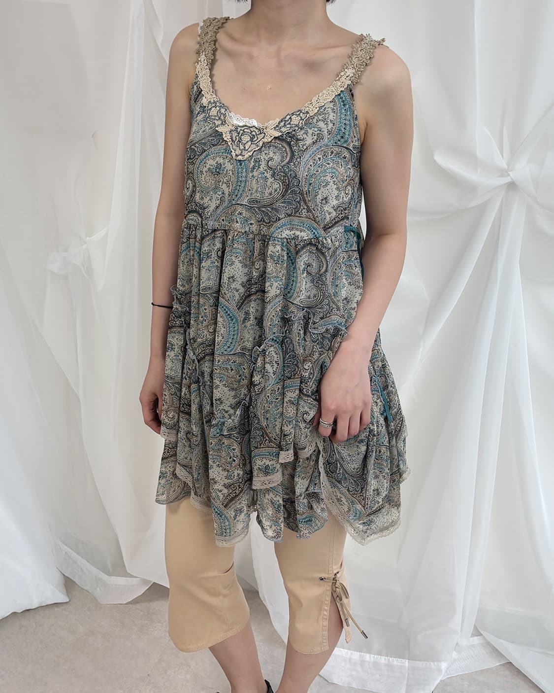 axes femme forest ethnic sleeveless ops 상품이미지1