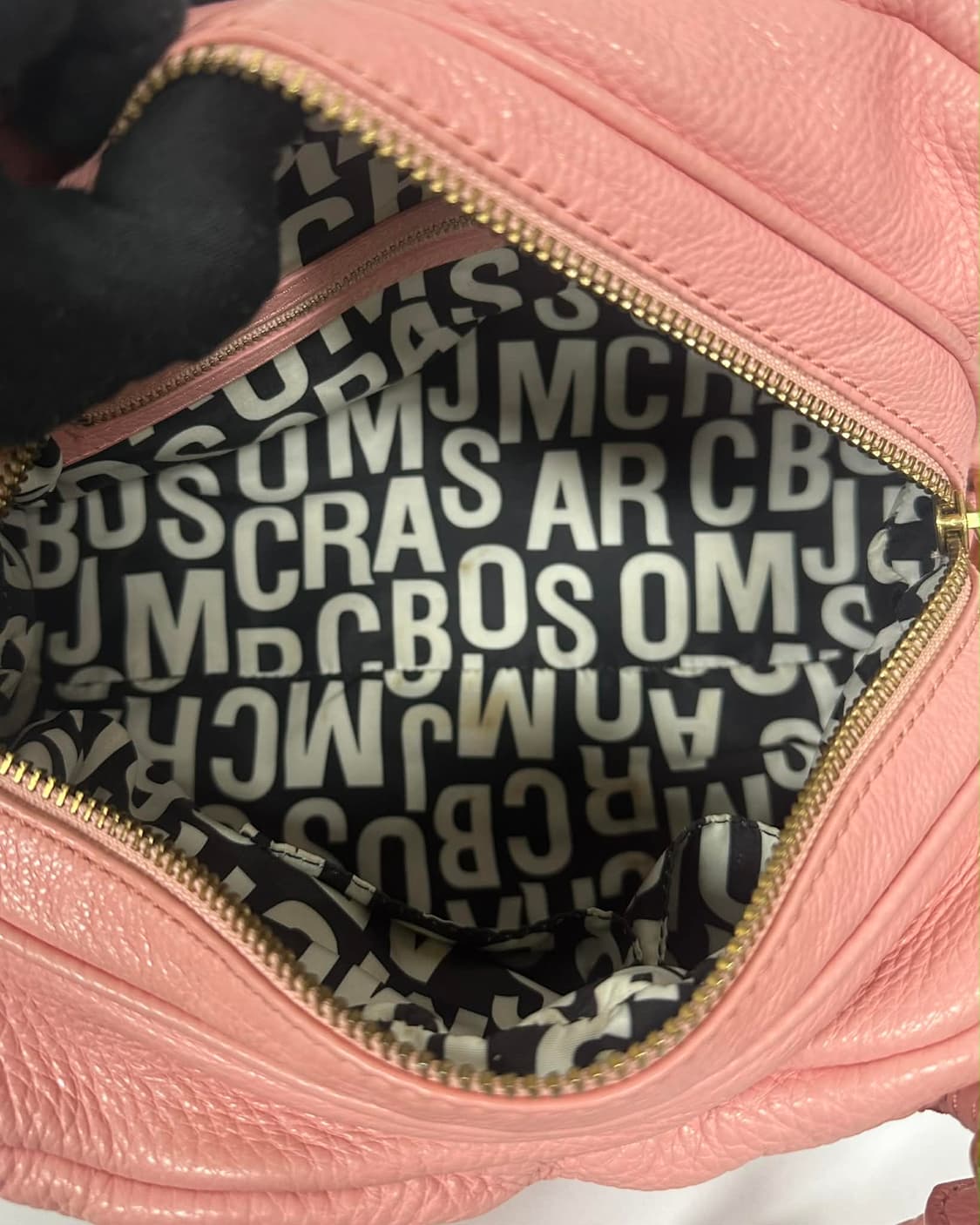 마크제이콥스 Y2K 핑크 가죽 사첼 토트백 상품이미지7