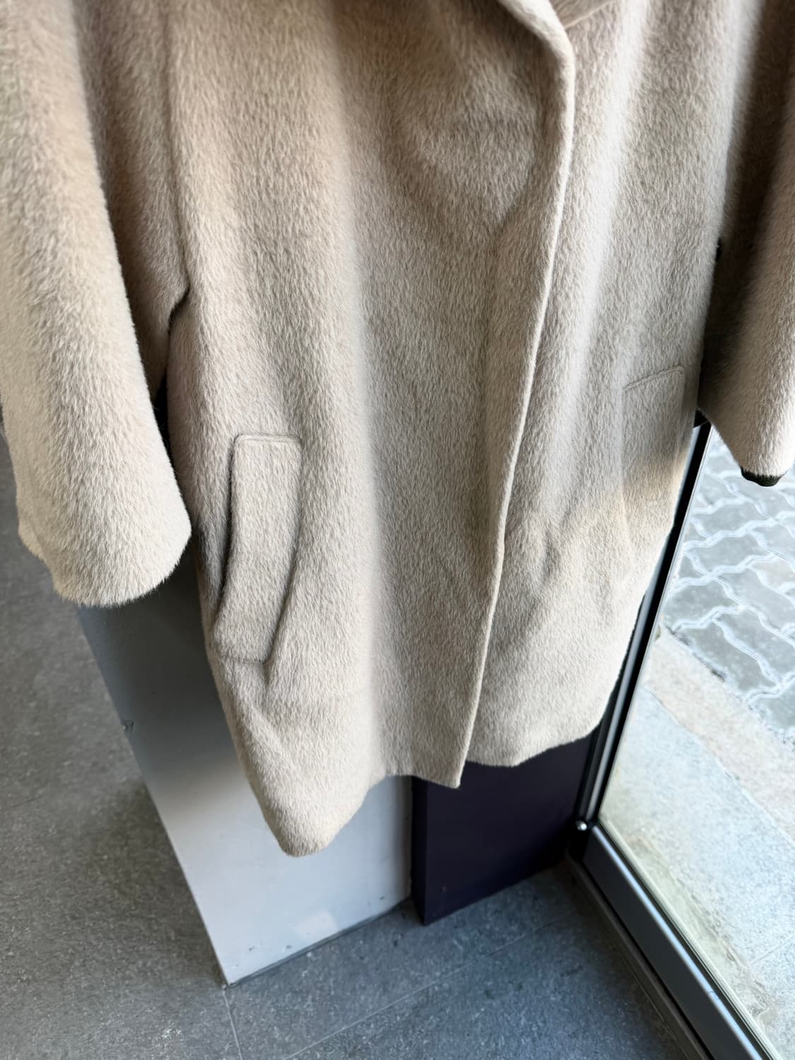 55~66/ 타임 라마울 케이프 코트 자켓 상품이미지4