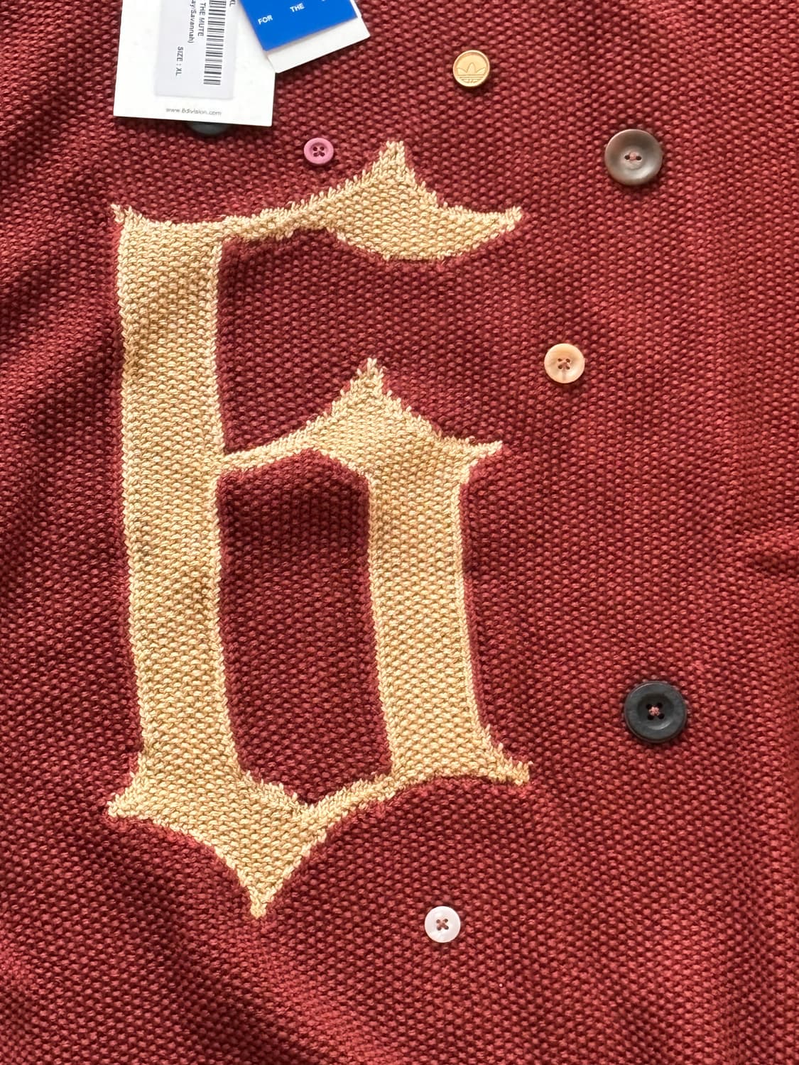 adidas × Song for the Mute 니트 스웨터 와일드세피아 상품이미지4