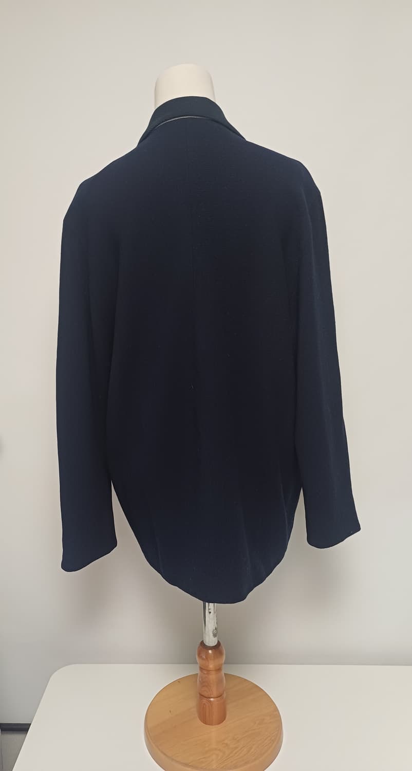 [울 98%/고급] 베네통 골드 지퍼 포인트 미니멀 자켓 (77/44호) 상품이미지3