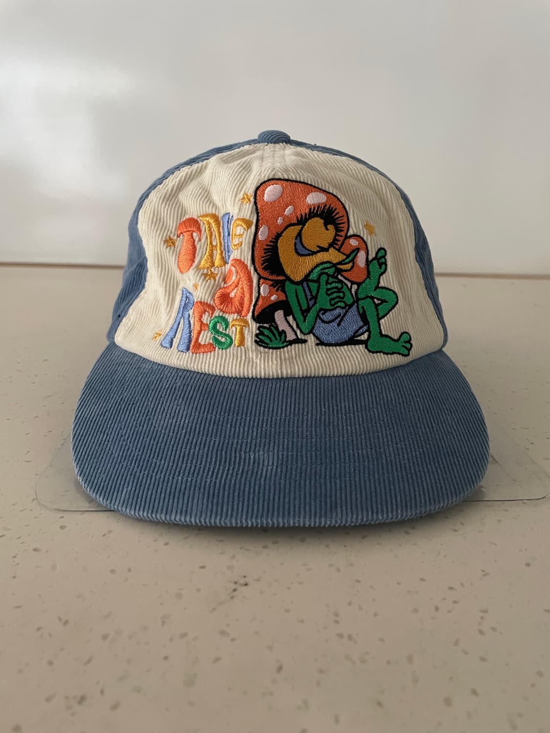 골덴 자수 빈티지 볼캡 상품이미지2