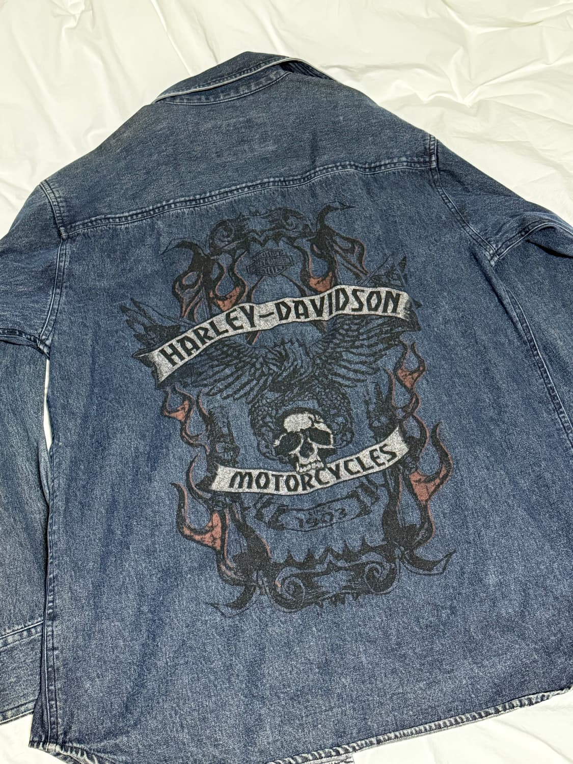 할리 할리데이비슨 청셔츠 프린팅 셔츠 상품이미지2