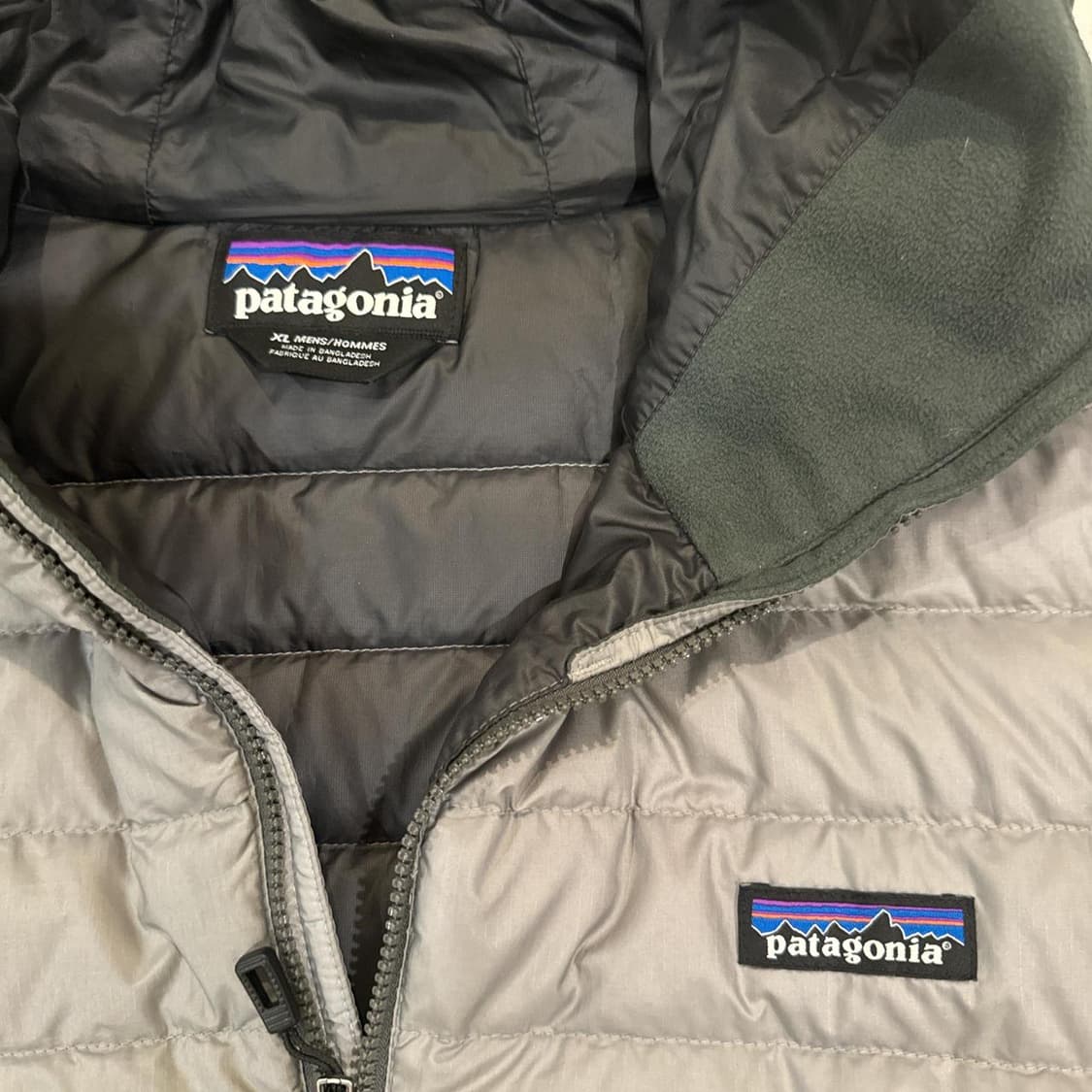 (예약중)파타고니아 멘즈 후드 경량패딩 그레이 상품이미지2