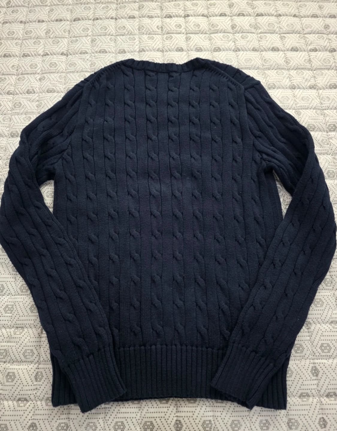 폴로 랄프로렌 케이블 니트 네이비 55 상품이미지3