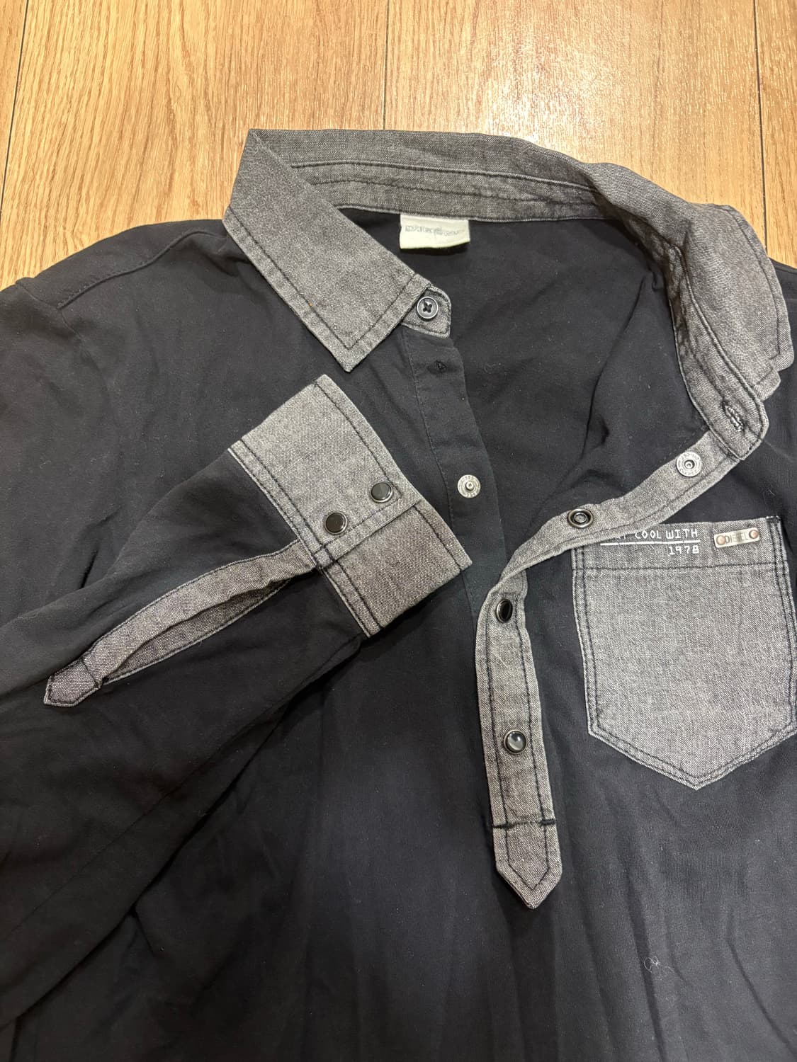 디젤 긴팔 티셔츠 카라티  상품이미지6