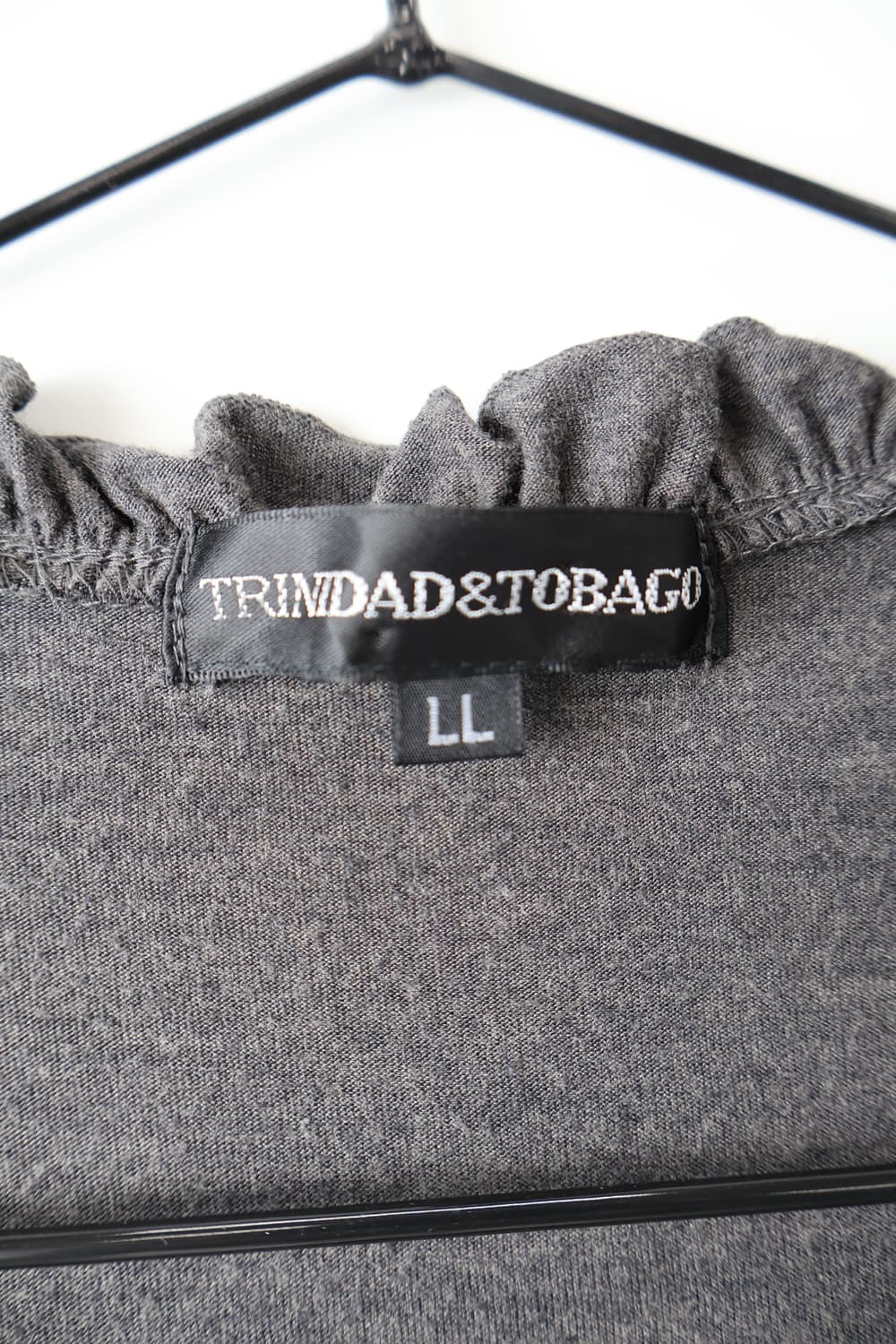 Jpn Grey Ruffle Trim Layered Top 상품이미지6