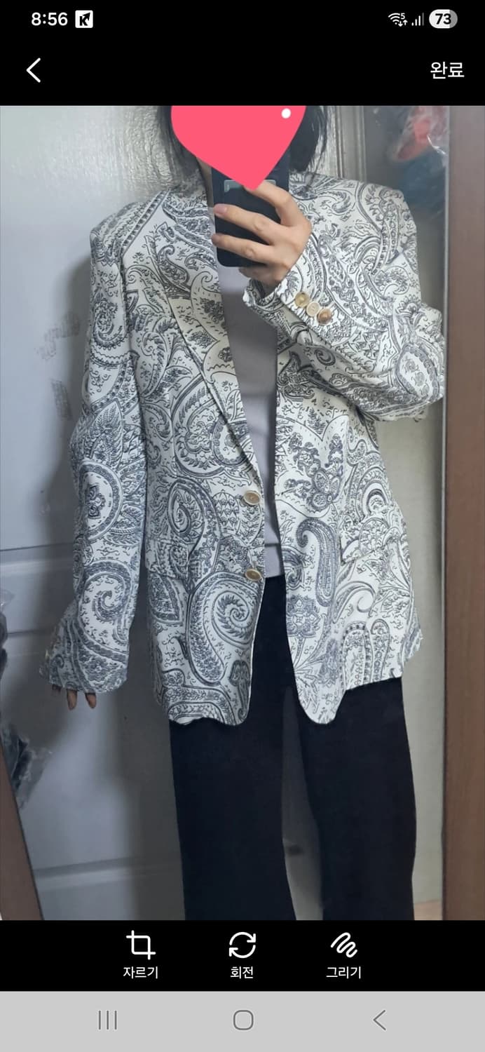 에트로 페이즐리자켓40(22년 제품,거의 새제품) 상품이미지10
