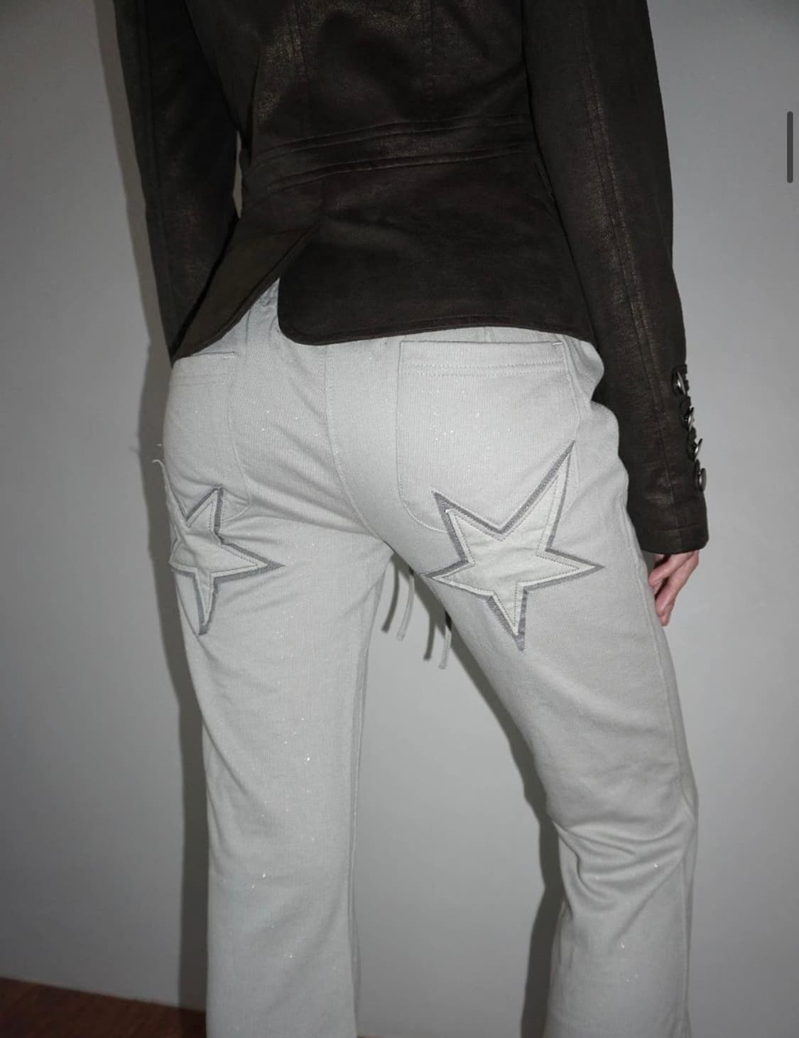 스컬프터 Glitter Boots Cut Sweatpants Sage 상품이미지1