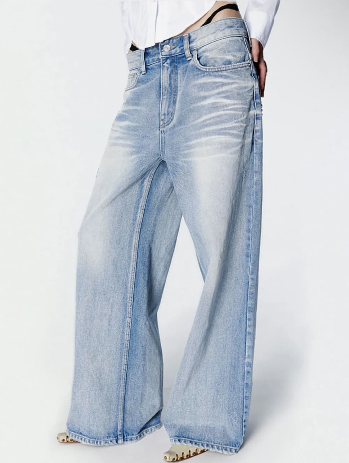 SNYDER WIDE DENIM (BLUE) 상품이미지2