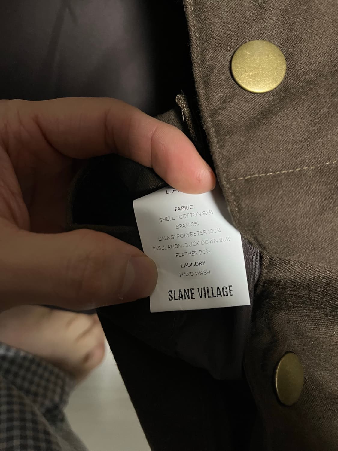 (새상품) 로파이 몰스킨 덕다운 베스트 상품이미지7