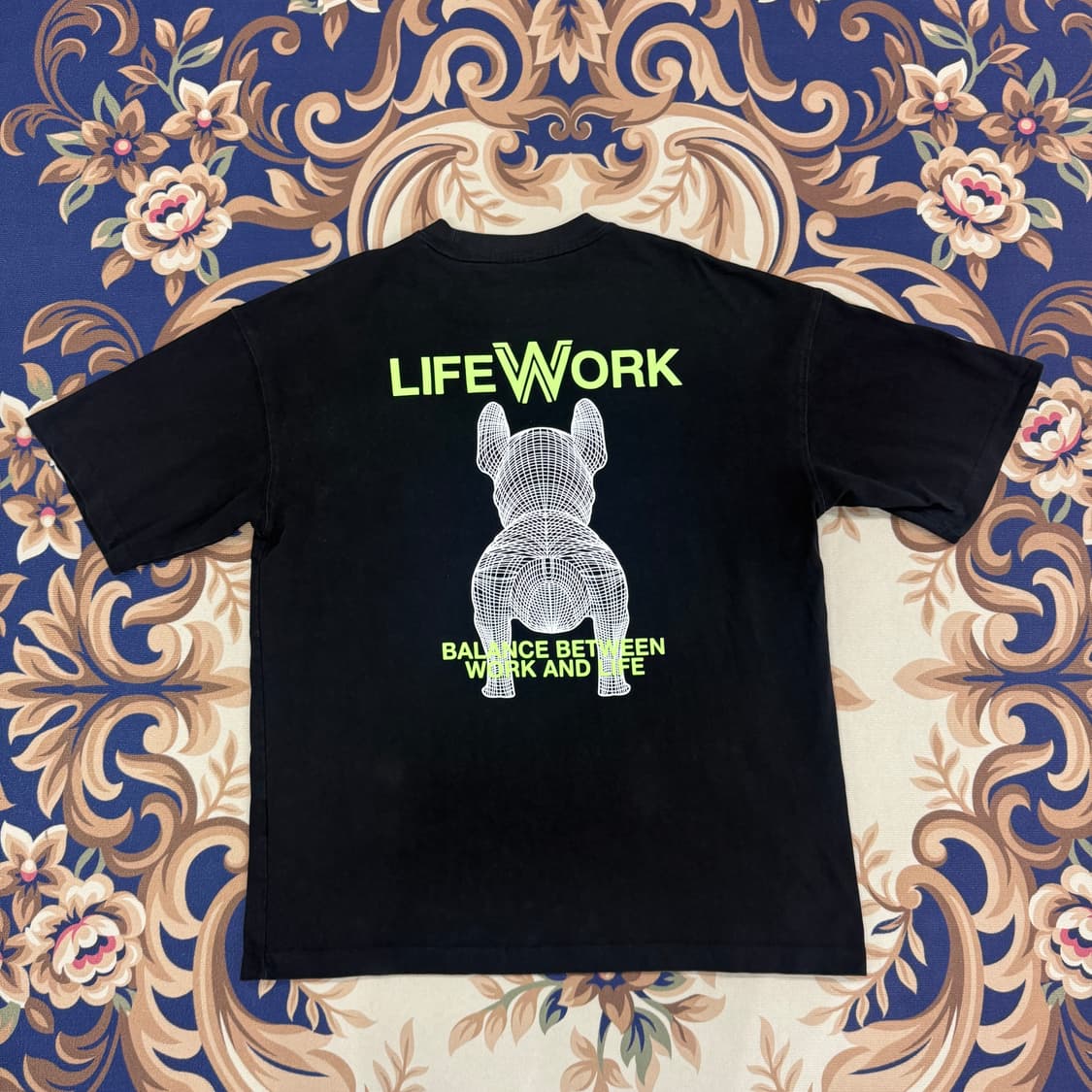 (L)라이프워크 Lifework 라독 반팔티셔츠(블랙) 상품이미지4