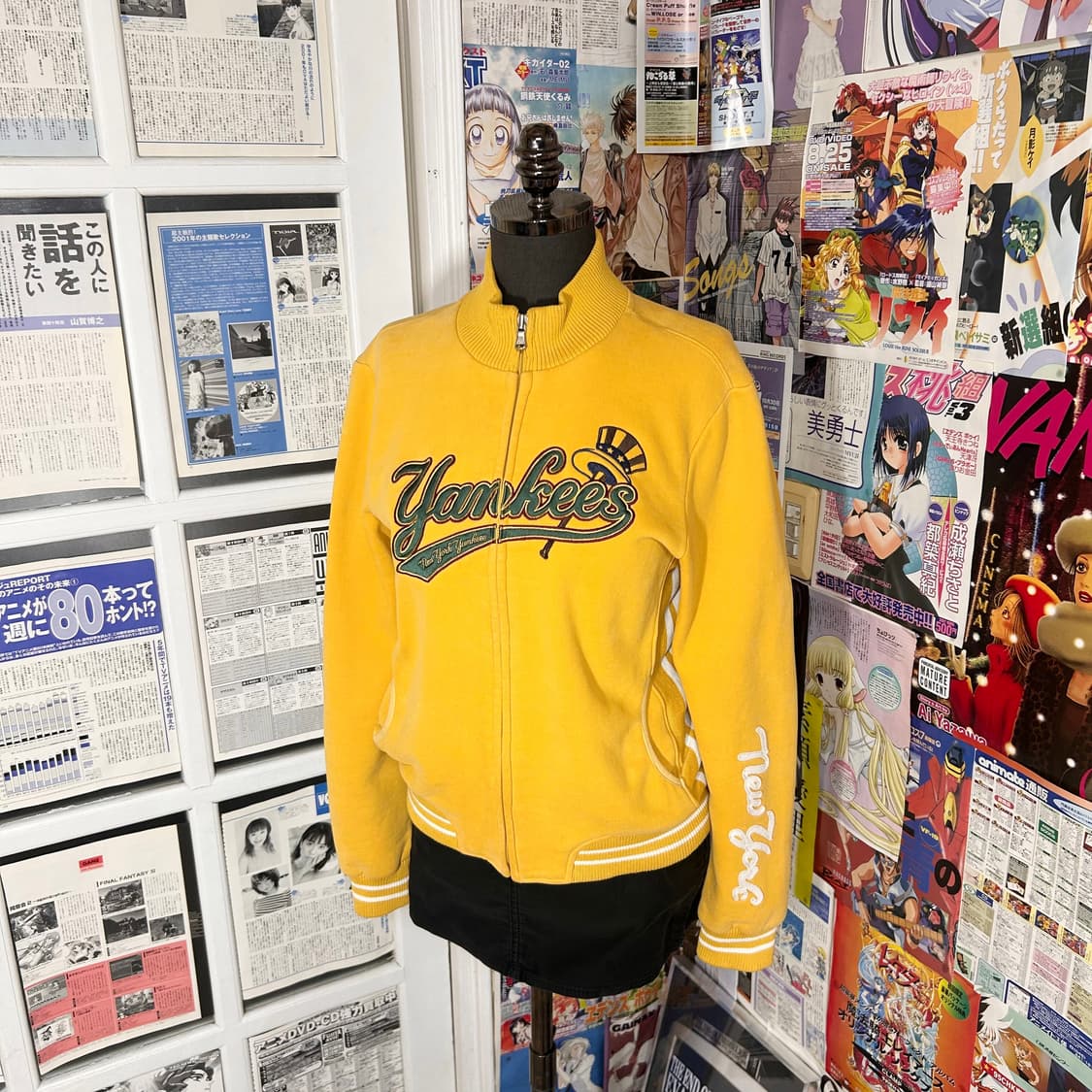 엠엘비 양키스 옐로우 코튼 집업  상품이미지2