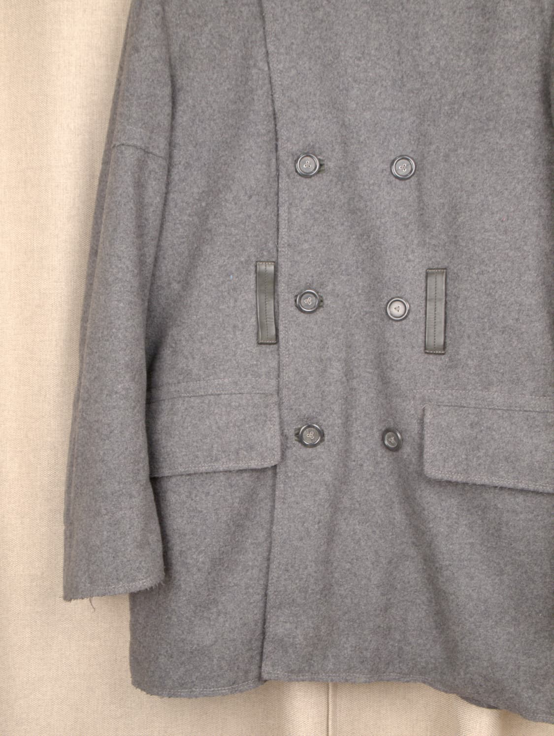 Wool Nylon Pea-coat 상품이미지8