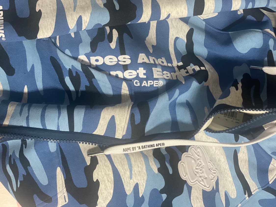 The bating ape 카모 후드집업 상품이미지1