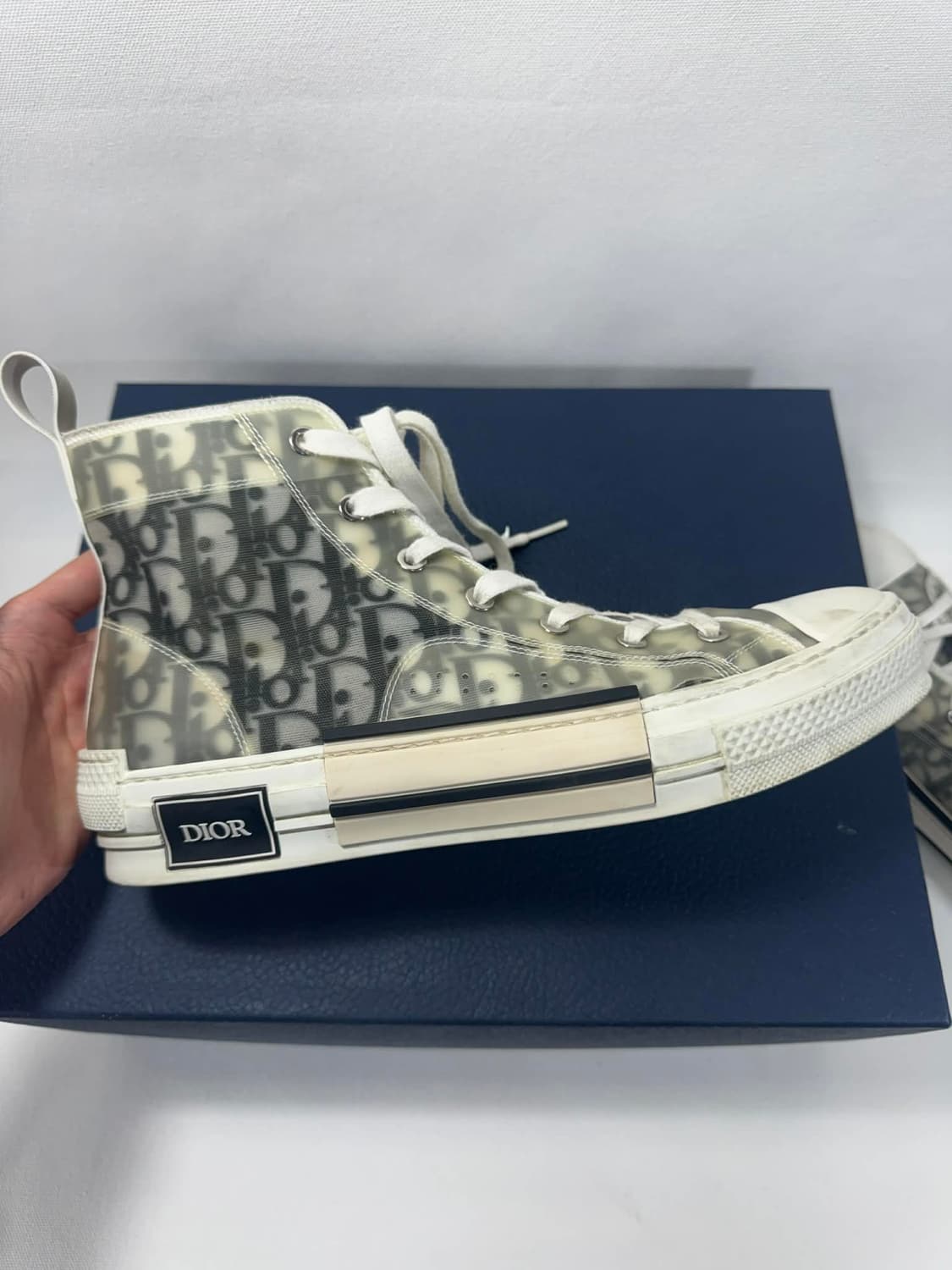 디올 하이탑 B23 스니커즈 상품이미지9