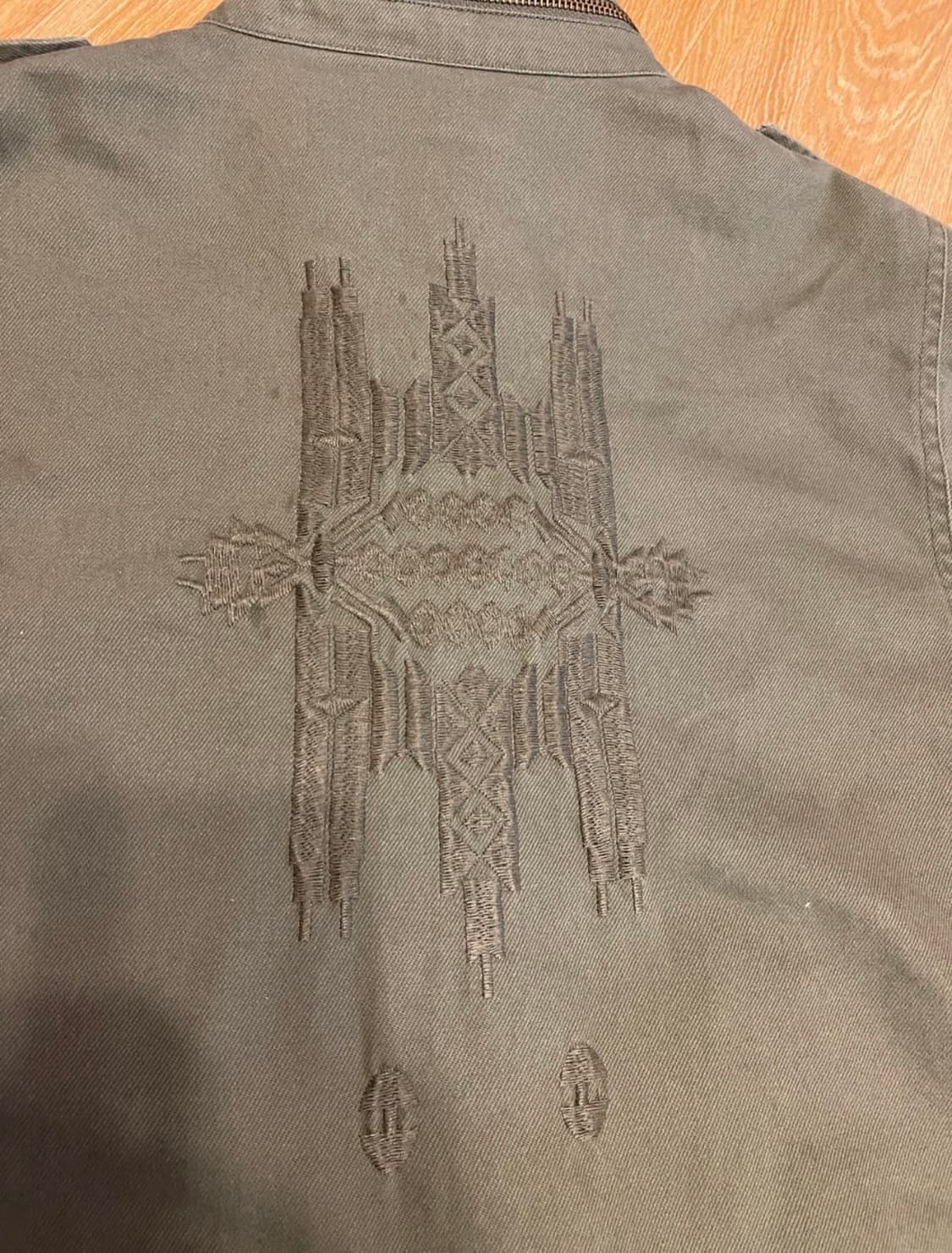 자라 Zara 베이직 오버핏카키 야상 자켓 /L 상품이미지7