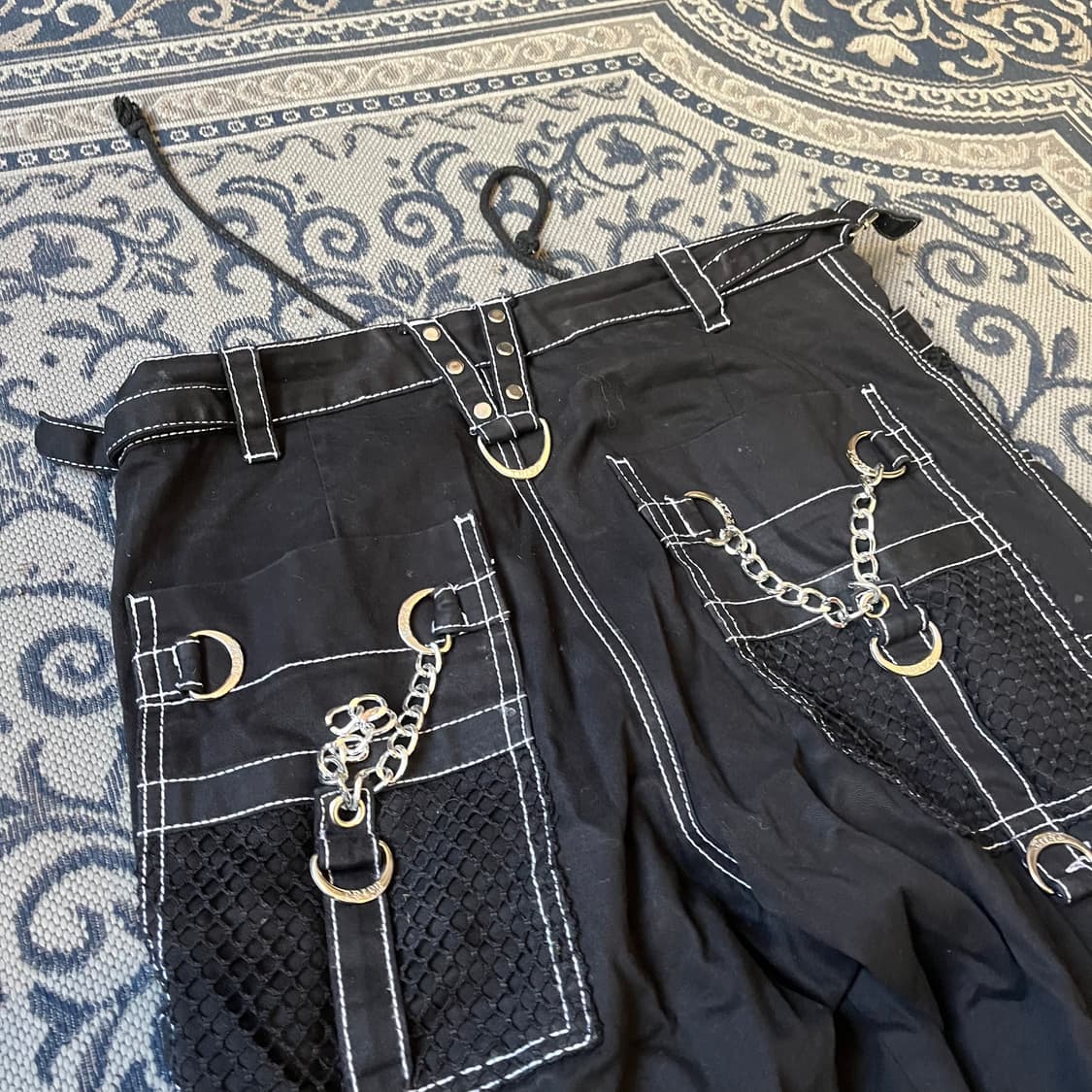 S TRIPP NYC 스컬 본디지 팬츠W2372 상품이미지5