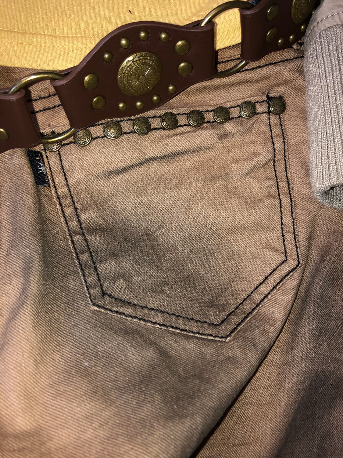 brown y2k Capri pants 상품이미지4