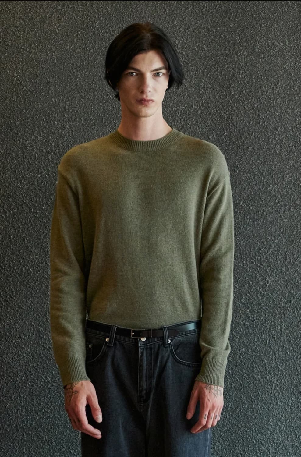 스톤아일랜드 카키 니트 XL 105 상품이미지9