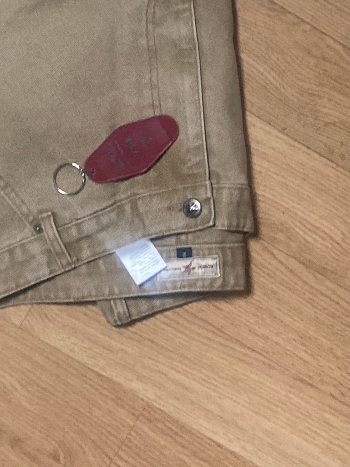 Cutted Double Knee Pants - Tan 2026 상품이미지4