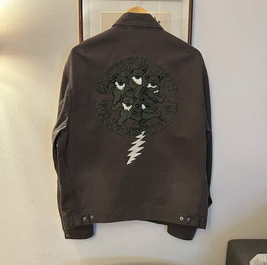 [m] 디스이즈네버댓 그레이트풀데드 라이트닝 카펜터 자켓 상품이미지4