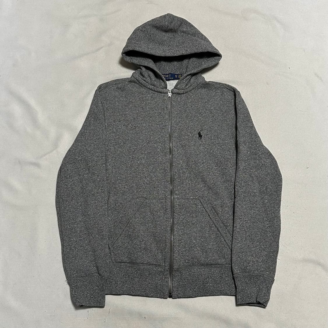 XS 폴로랄프로렌 네이비 포니 기모 후드집업 상품이미지2