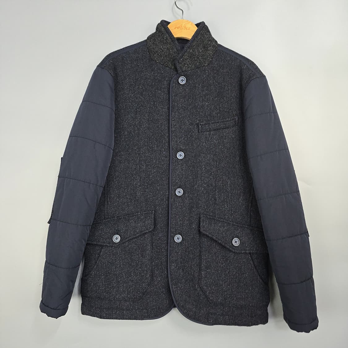 TNGT(티엔지티) 울 혼방 퀼팅 배색 자켓 103 상품이미지1