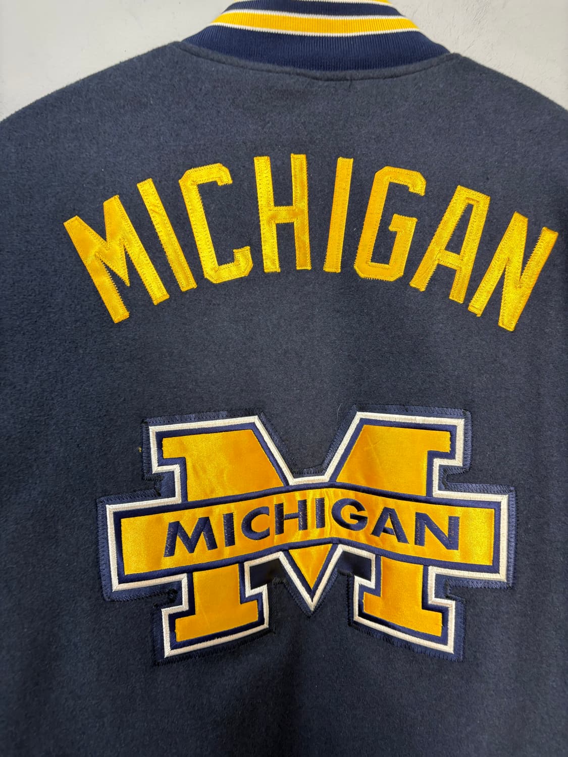 빈티지 백로고 바시티 재킷 A2425 상품이미지5