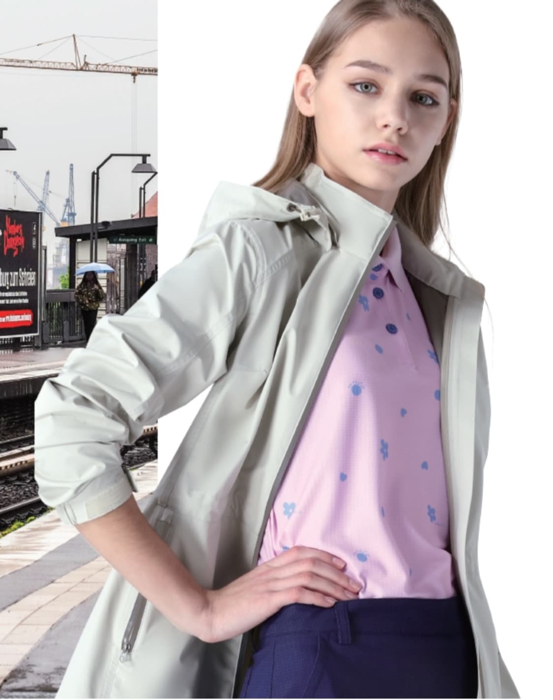 트렉스타 고어윈드스토퍼 바람막이 자켓(105)새상품 상품이미지1