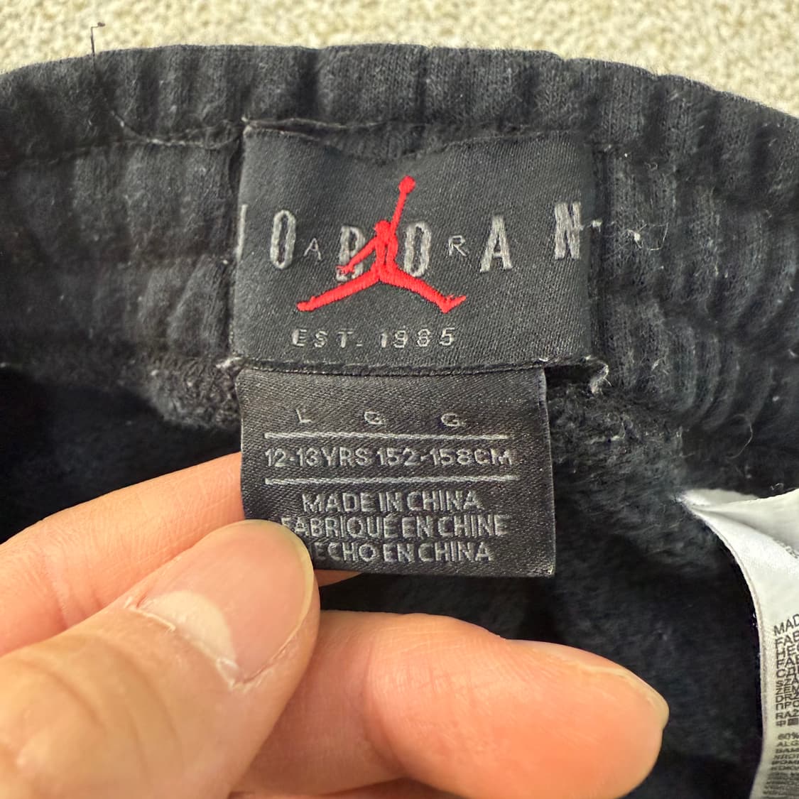 [L 152-158] 나이키 조던 키즈 PSG 조거팬츠 0119T2 상품이미지3