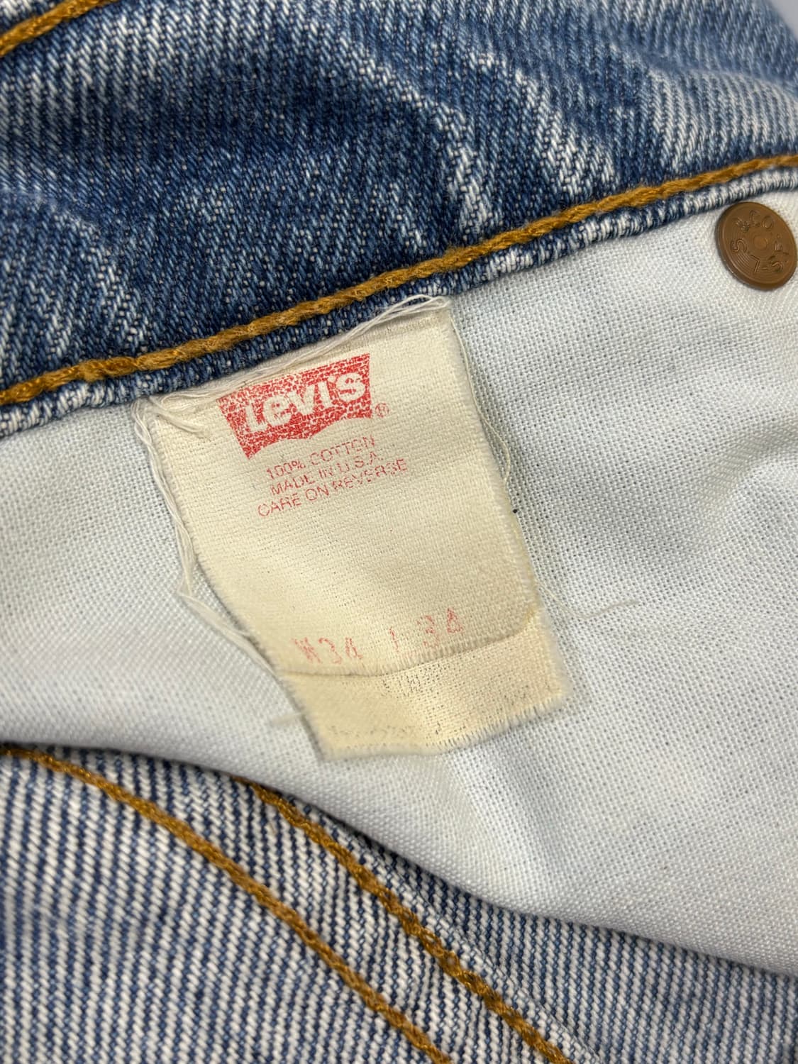 90s Levi’s usa 510 distressed 데님팬츠 상품이미지7