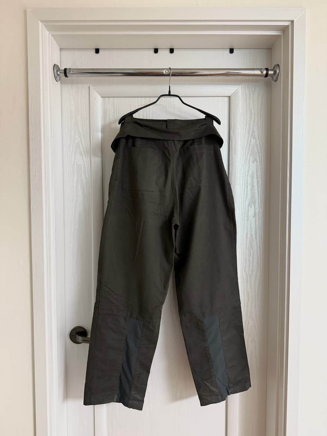 폴디드 코튼 드릴 팬츠 [다크올리브] 상품이미지2