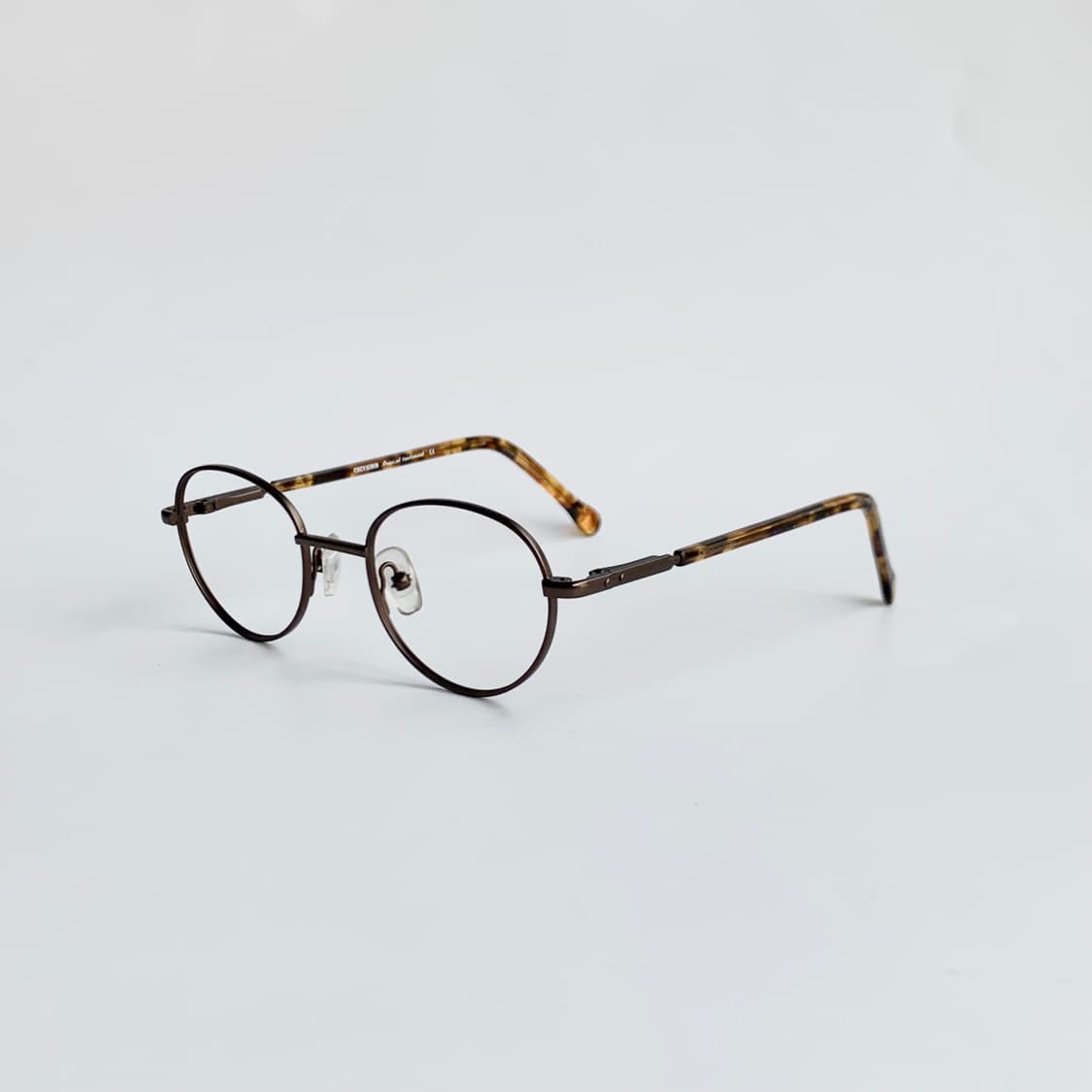 [픽키-719] 데드스탁 스몰사이즈 라운드 호피 클래식 빈티지안경 상품이미지2