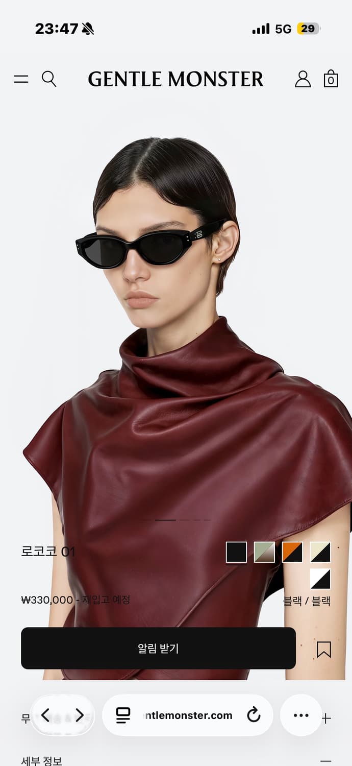 젠틀몬스터 Gentle Monster 로코코 ROCOCO 상품이미지2