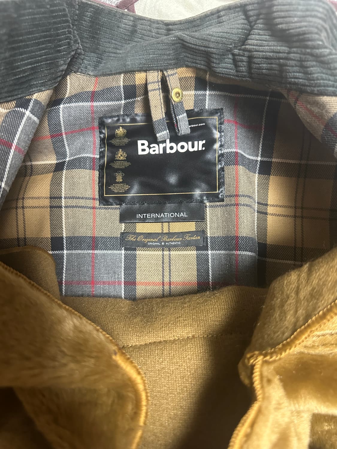 바버 인터네셔널 a7 왁스자켓 + 웜파일 내피 세트 36 사이즈 상품이미지3