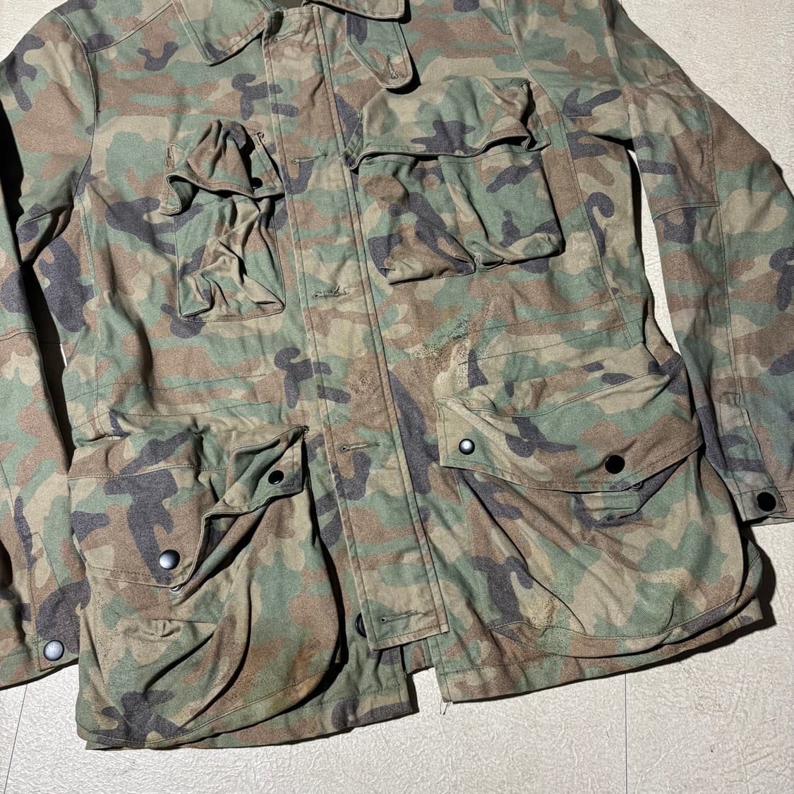 아스페시 카모 더티 페이드 필드 자켓 상품이미지2