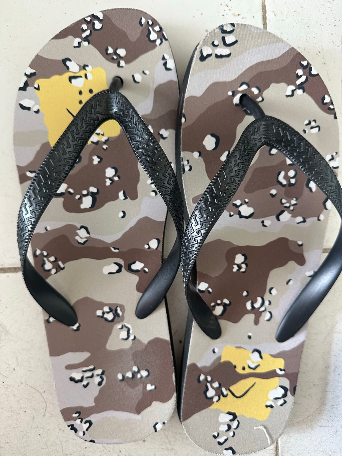 캐피탈 플립플랍 카모 베이지 쪼리 상품이미지1