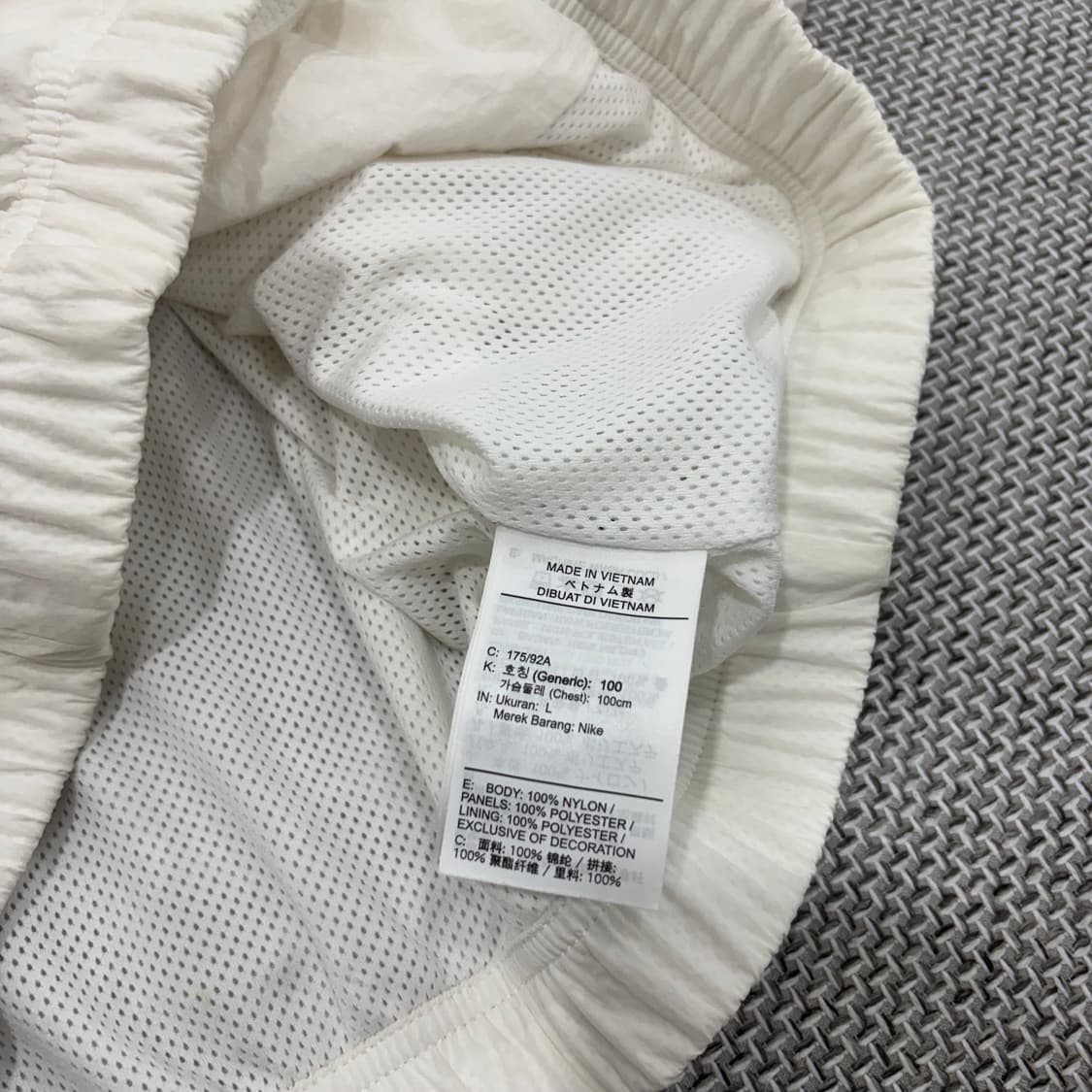 NIKE  NSW 우븐 화이트 말라카이트 자켓 상품이미지7