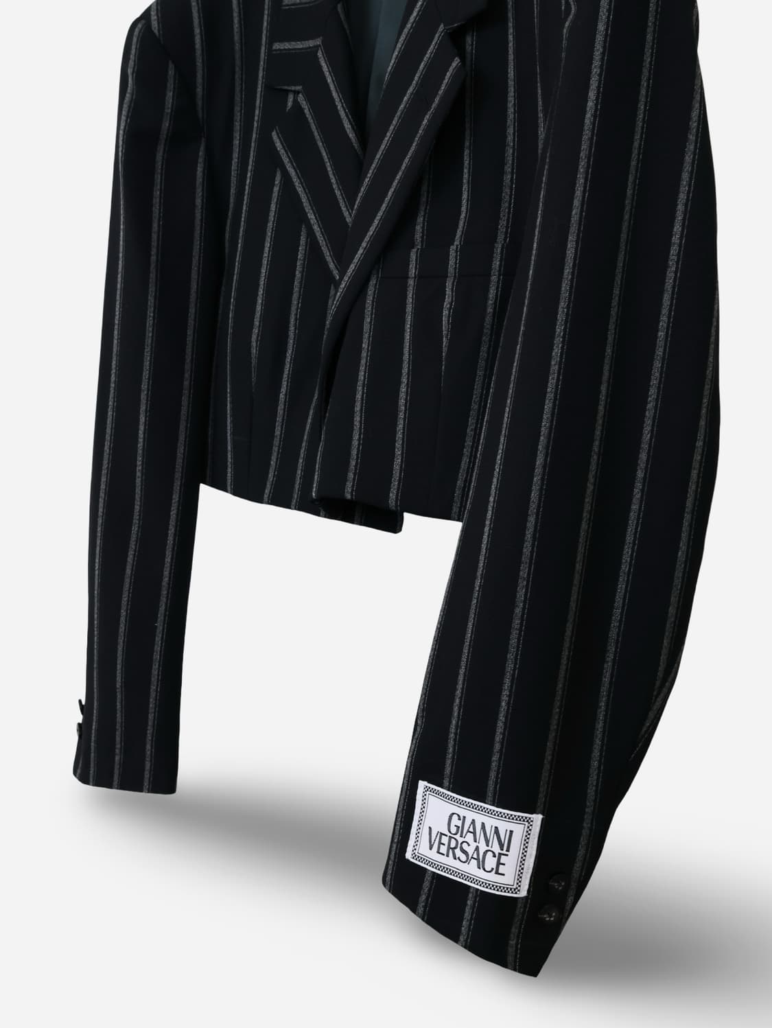 Gianni Versace Pinstripe Cropped Jacket  상품이미지5