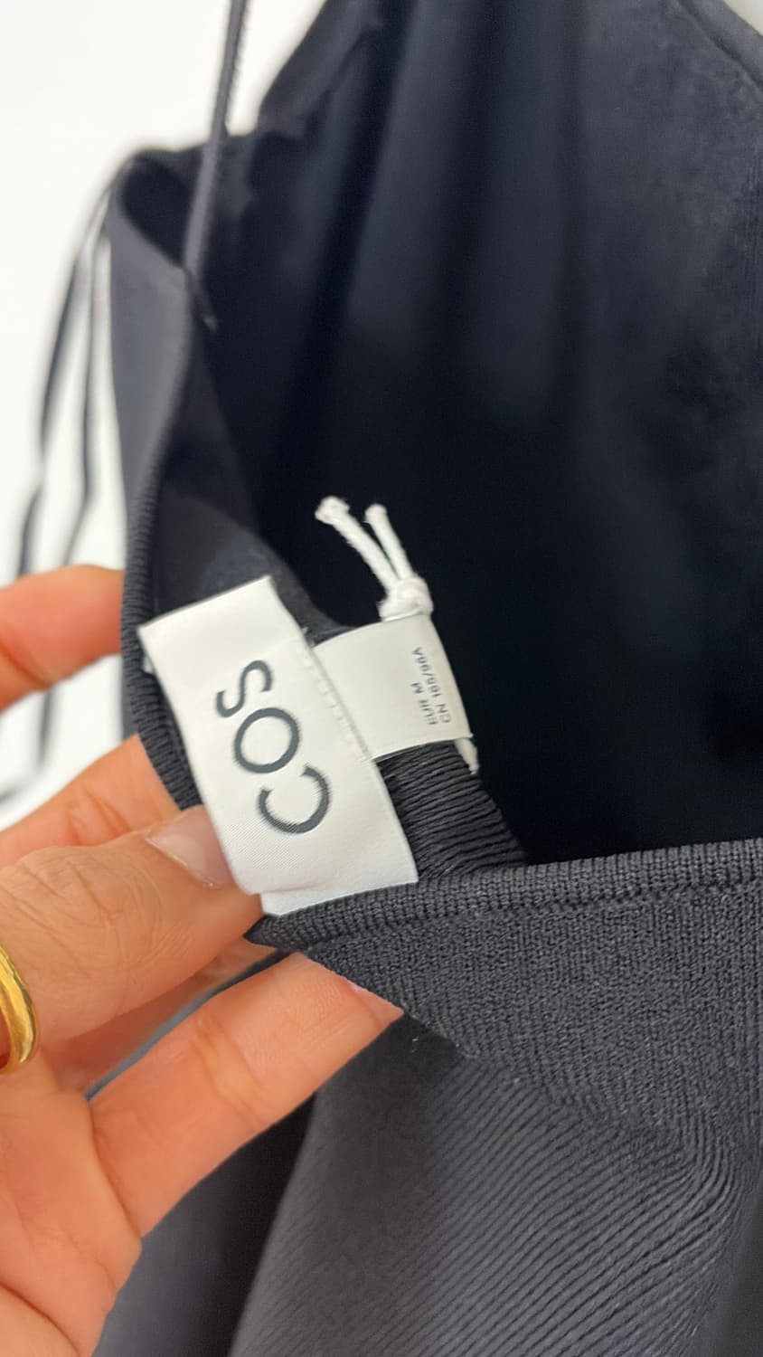 COS 블랙 민소매 롱 원피스 55 새상품 상품이미지3