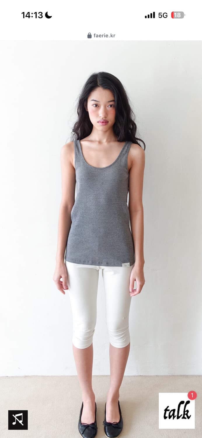 샵페어리 basic sleeveless (charcoal) 상품이미지1