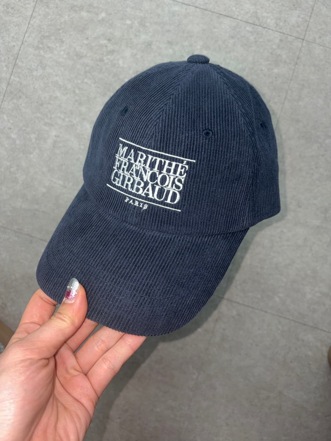 (새상품) 마리떼프랑소와저버 코듀로이 볼캡 상품이미지1